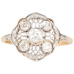 Belle Époque Early 20th Century Diamond Ring