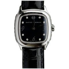 David Yurman Ladies Sterling Silver Stainless Steel Thoroughbred Wristwatch