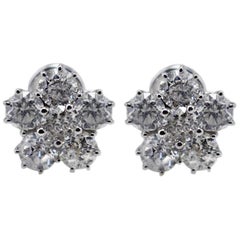 Luise Diamond Daisy Stud Earrings 7