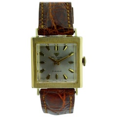 Vintage Jules Jurgensen Yellow Gold Filled High Grade Wristwatch, circa 1950s
