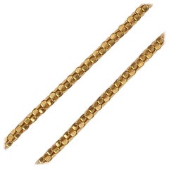 French 1960s 18 Carat Rose Gold Chain Necklace 5
