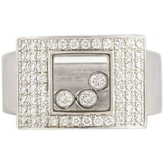 Chopard White Gold Happy Curves Ring