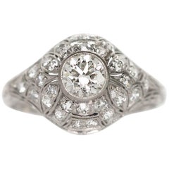 .40 Carat Platinum Diamond Engagement Ring