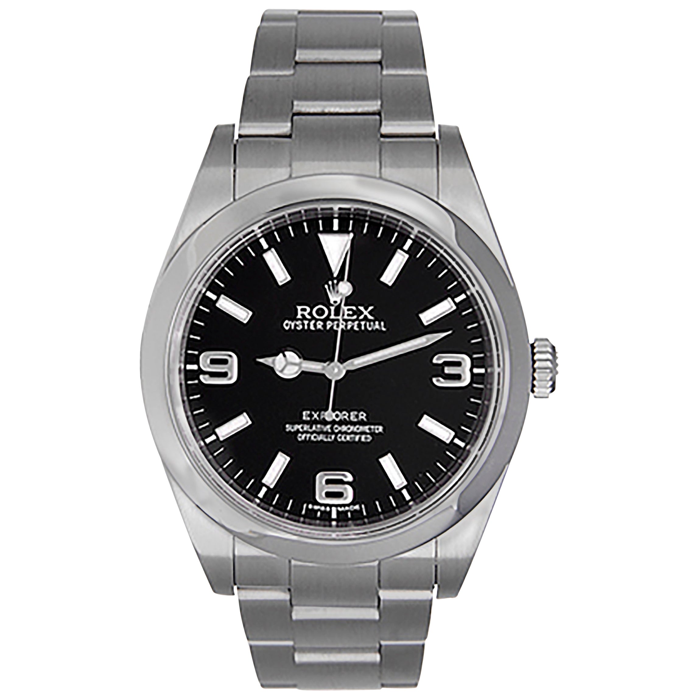 rolex explorer 214270 on wrist