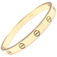 Cartier Love Yellow Gold Bangle Bracelet