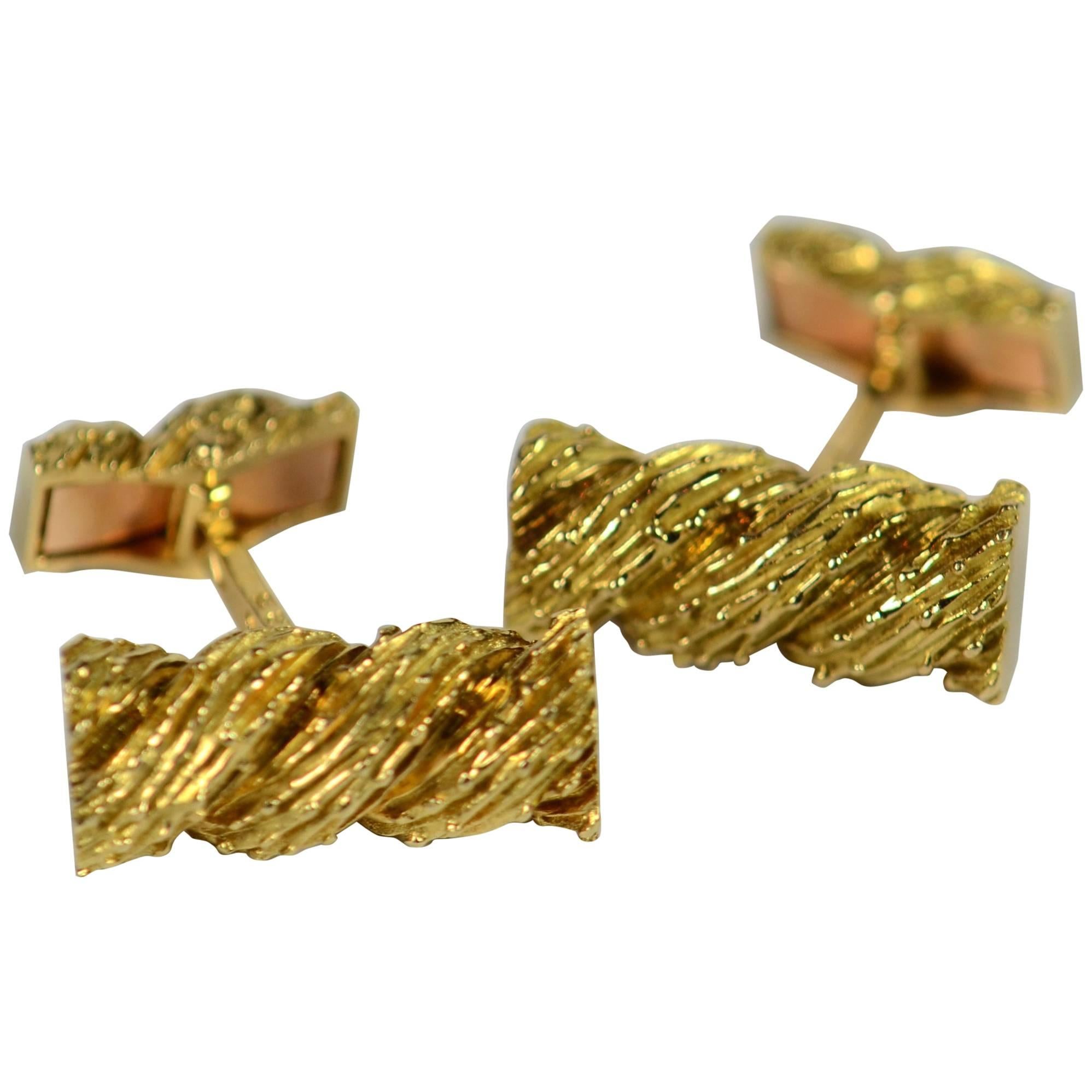 Van Cleef & Arpels 1970s Gold Cufflinks