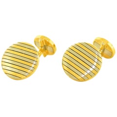 Elegant Tiffany & Co. Gold Cufflinks 1