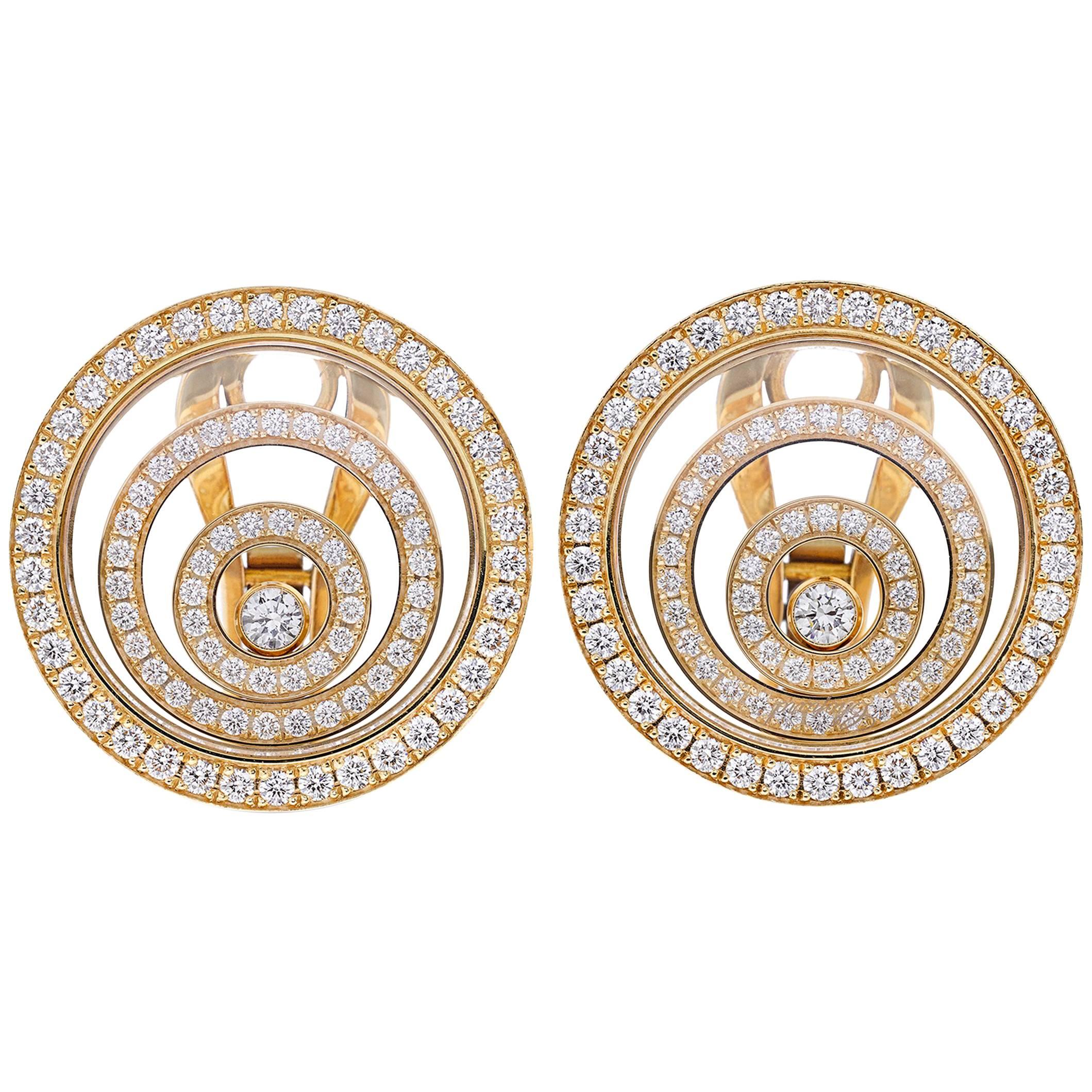 Chopard Happy Spirit Diamond Earrings