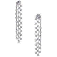 Diamond Dangle Earrings