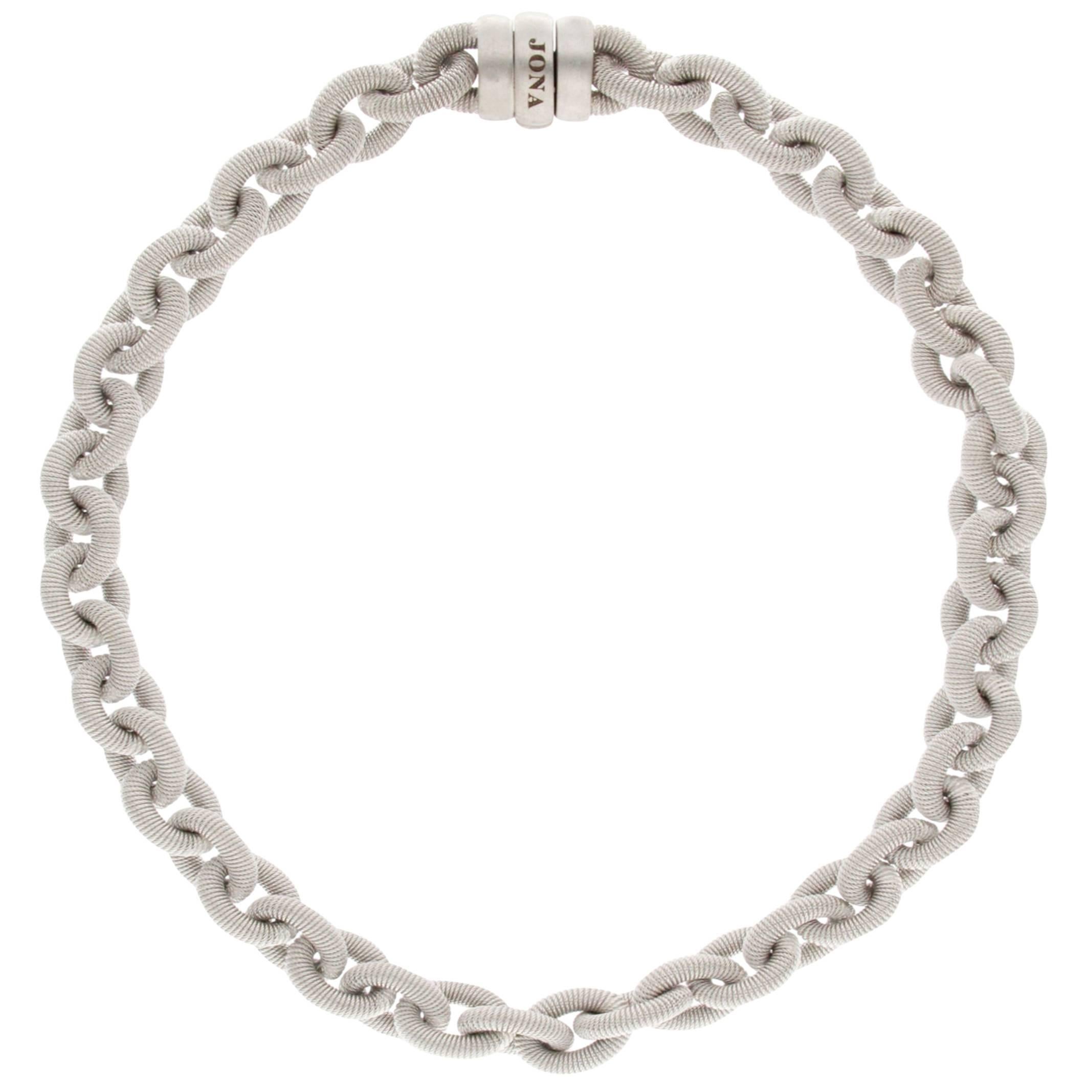 Alex Jona Sterling Silver Link Chain Necklace