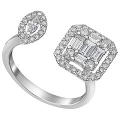 Yoko London White Diamond Ring in White Gold