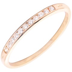 Tiffany & Co. Diamond Wedding Band in 18 Karat Yellow Gold