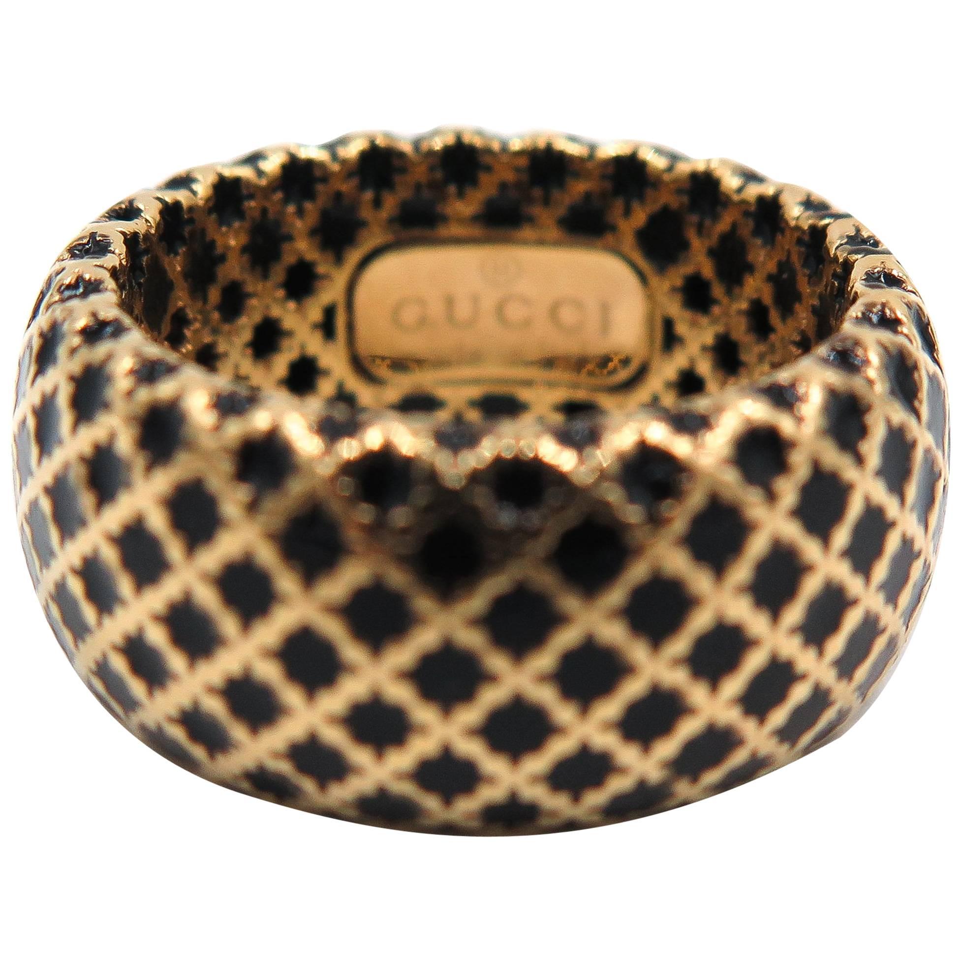 Gucci Diamantissima Yellow Gold Band