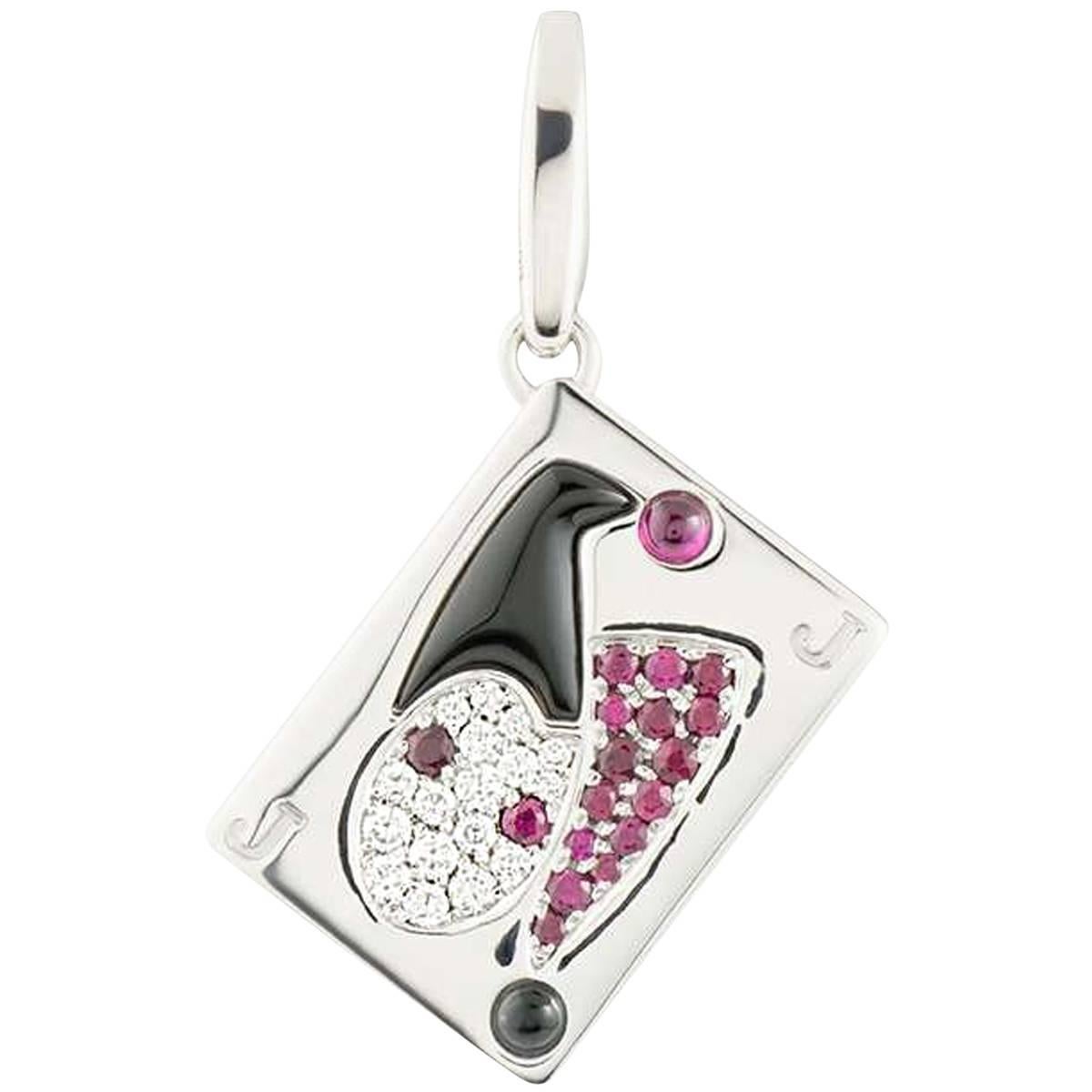 Cartier Limited Edition Joker Playing Card Diamond Charm