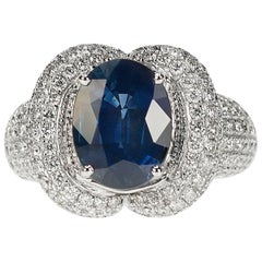 5.18 Carat Sapphire Ring