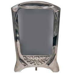 Jugendstil Secessionist Pewter Frame by Orivit, Germany, circa 1900