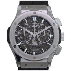 Hublot Titanium Classic Fusion Aerofusion Chronograph Automatic Wristwatch