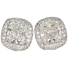 Platinum Stud Earrings