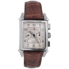 Girard Perregaux stainless steel Vintage Chronograph Automatic Wristwatch