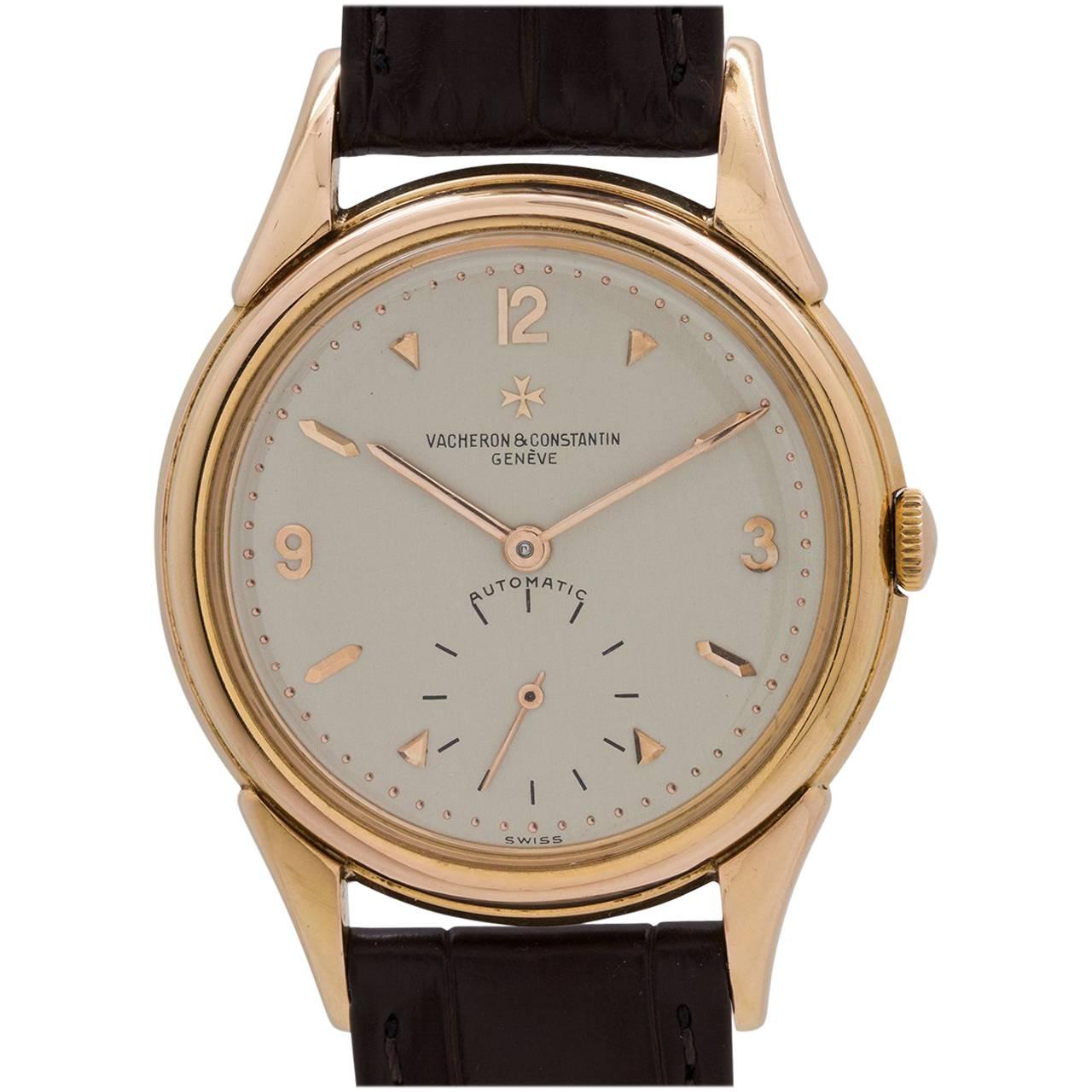 Vacheron & Constantin Rose Gold Automatic Wristwatch circa 1959  