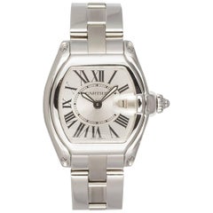 Cartier Ladies Stainless Steel Roadster Wristwatch
