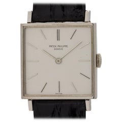 Retro Patek Philippe White Gold Manual Wind Wristwatch Ref 3430, circa 1967