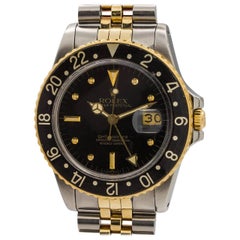 Rolex Yellow Gold Stainless Steel GMT-Master Transitional Automatic Wristwatch