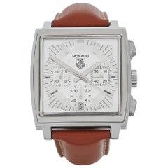 Used TAG Heuer Stainless Steel Monaco Automatic Wristwatch Ref CW2112, 2003