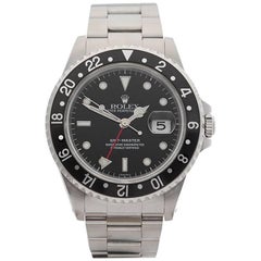 Vintage Rolex Stainless Steel GMT Master Automatic Wristwatch Ref 16700, 1997