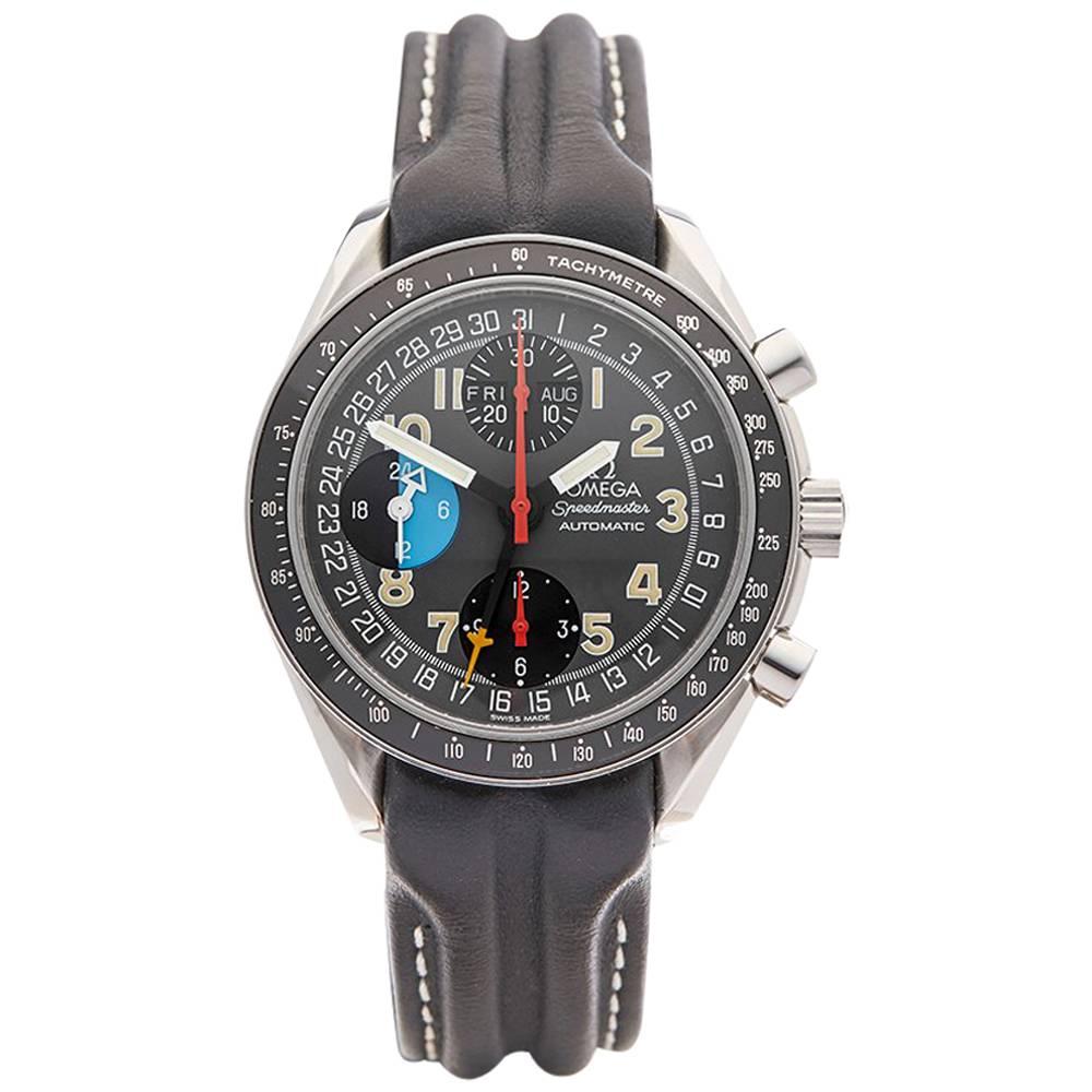 Omega Stainless Steel Speedmaster Automatic Wristwatch Ref 38205326, 1990s