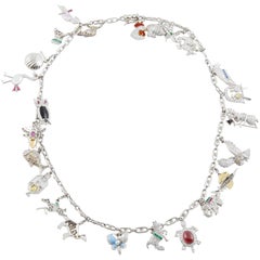 Art Deco Charm Necklace