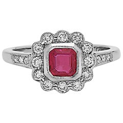 Emilio Jewelry Ruby Diamond Ring