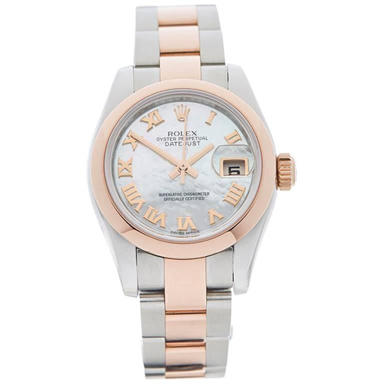 Rolex Ladies Rose Gold Stainless Steel Datejust Automatic Wristwatch, 2013