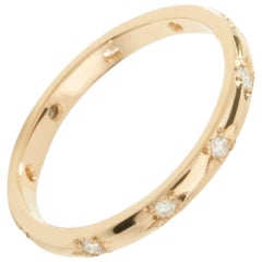 Ellie Air Stella Star Set 18 Carat Gold White Diamond Eternity Ring