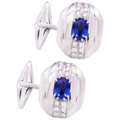 Ella Gafter Blue Sapphire Cufflinks 