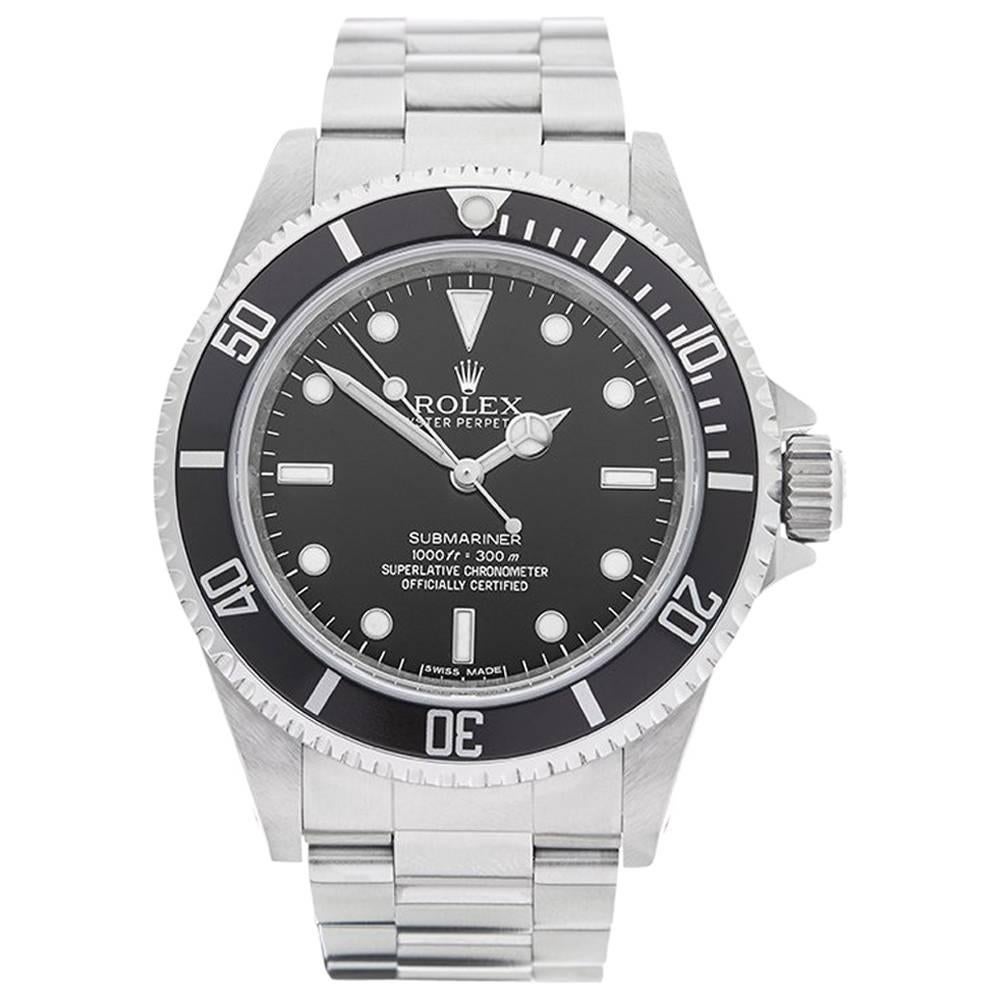 Rolex Stainless Steel Submariner Automatic Wristwatch Ref 14060M, 2012
