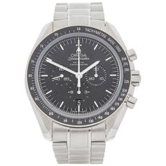 Omega Stainless Steel Speedmaster Co-Axial Chronograph Automatic Wristwatch