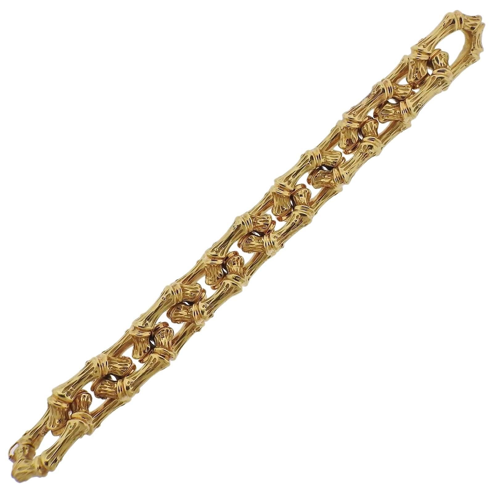 Tiffany & Co. Bamboo Link Gold Bracelet