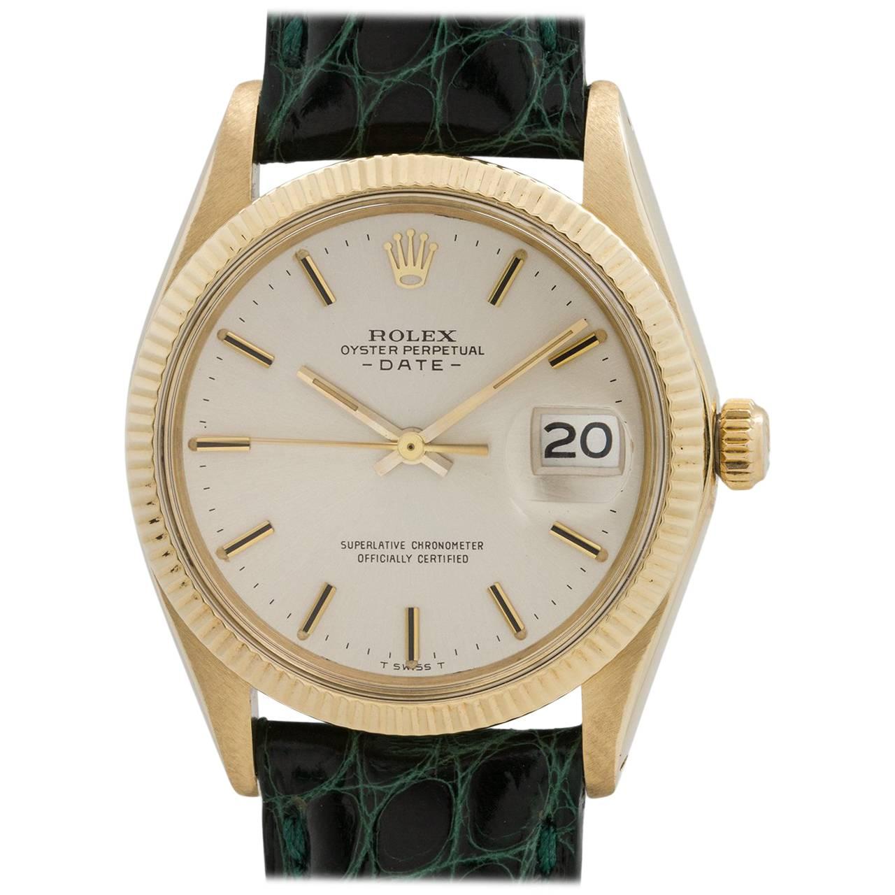 Rolex Yellow Gold Oyster Perpetual Automatic Wristwatch Ref 1503, circa 1972