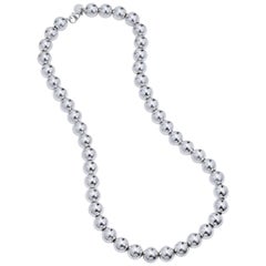 Tiffany & Co. Sterling Silver Bead Necklace