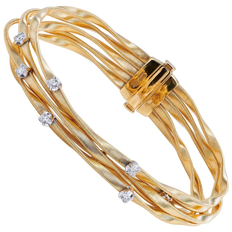 Marco Bicego Marrakech FiveStrand Bracelet at 1stDibs