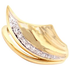 Damiani Diamond Yellow Gold Ring