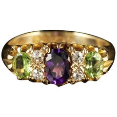 Antique Suffragette Ring in 18 Carat Gold Dated Birmingham, 1913