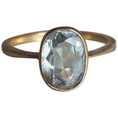 Edwardian Aquamarine Gold Ring