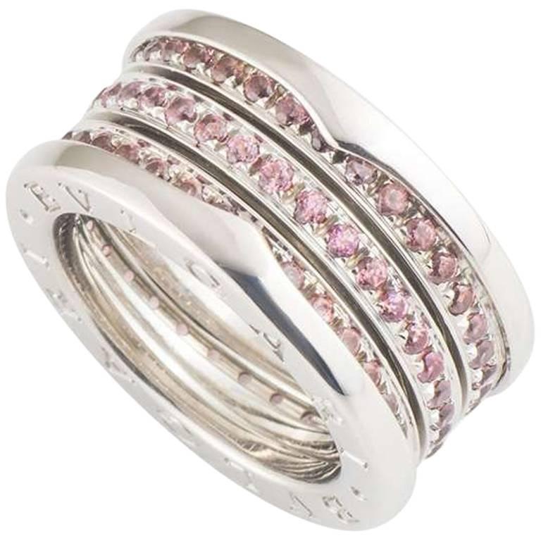 Bulgari B.Zero1 Pink Sapphire Ring