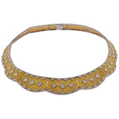 Important Buccellati Diamond Gold Necklace