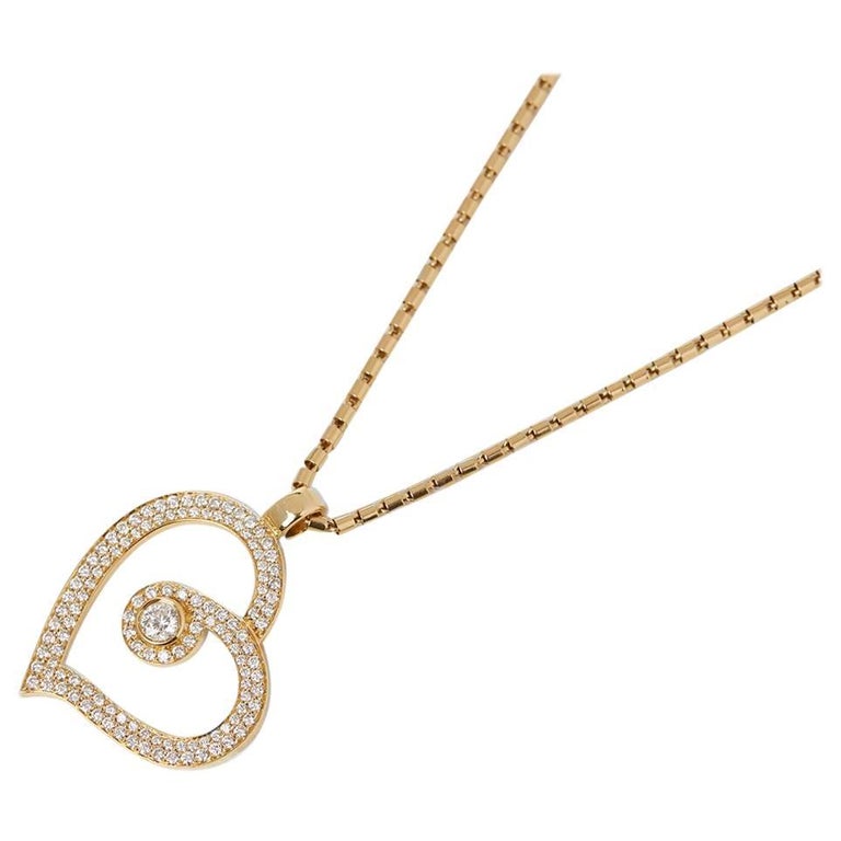 Roberto Coin Circle of Life 18 Karat White Gold Diamond Pendant