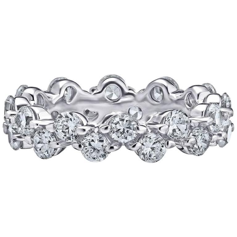 Emilio Jewelry Diamond Gold Wedding Band Ring