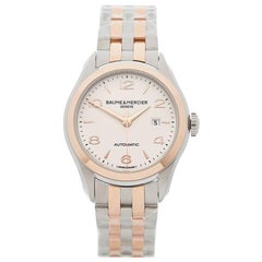 Used Baume and Mercier Ladies Stainless Steel Clifton Automatic Wristwatch, 2017