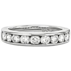 Tiffany & Co. Platinum Diamond Channel Set Band